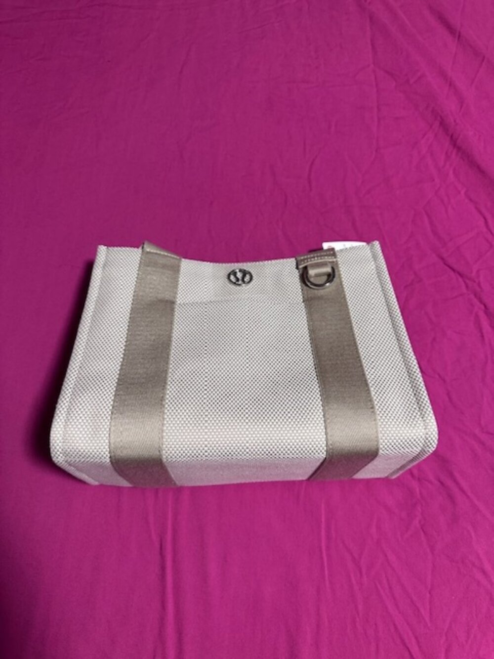 NWT LUlulemon two tone canvas tote bag